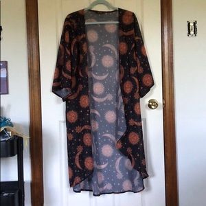 Celestial Print Kimono